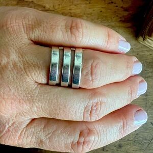 Silpada Sterling Silver Stack Style Ring, Size 8